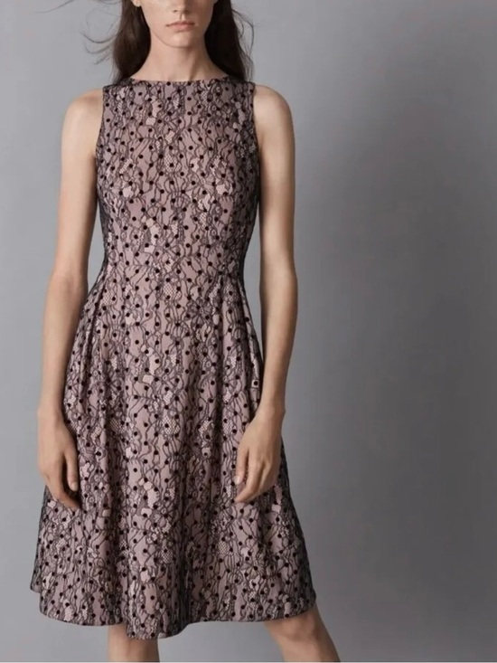 Jason Wu Dresses & Skirts - Jason Wu Mauve Lace Midi Dress: